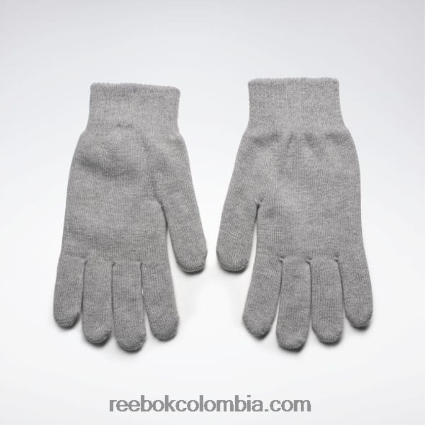 brezo gris medio guantes deportivos esenciales con logo Reebok D260LP1020