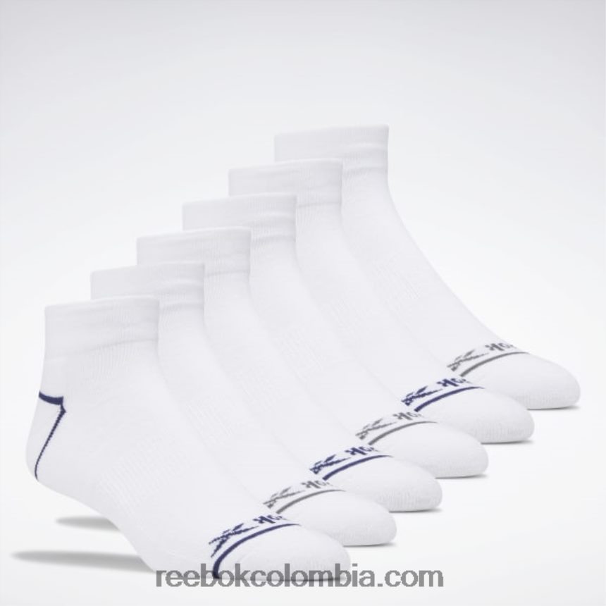 multi calcetines básicos cuartos 6 pares Reebok D260LP1367