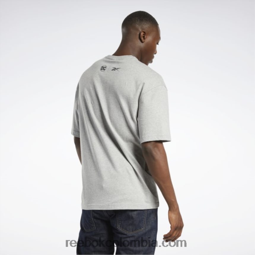 brezo gris medio camiseta dc x cara a cara Reebok D260LP396