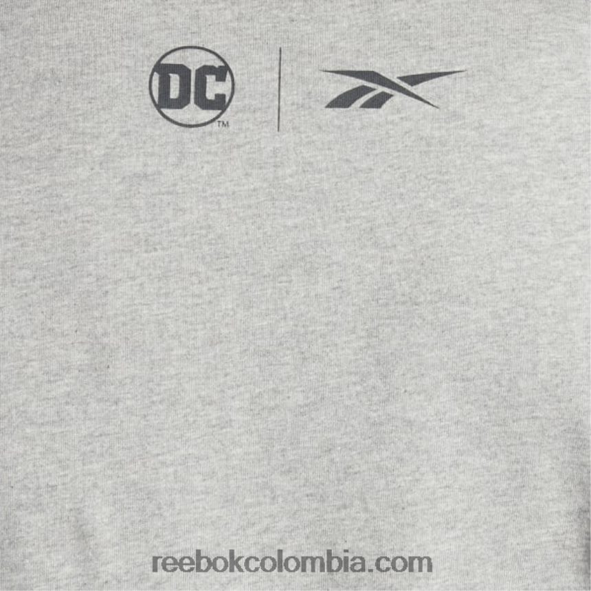brezo gris medio camiseta dc x cara a cara Reebok D260LP396