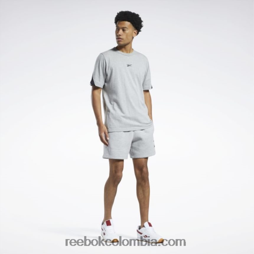 brezo gris medio camiseta orgullosa de la marca clásica Reebok D260LP346