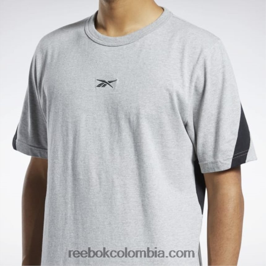 brezo gris medio camiseta orgullosa de la marca clásica Reebok D260LP346