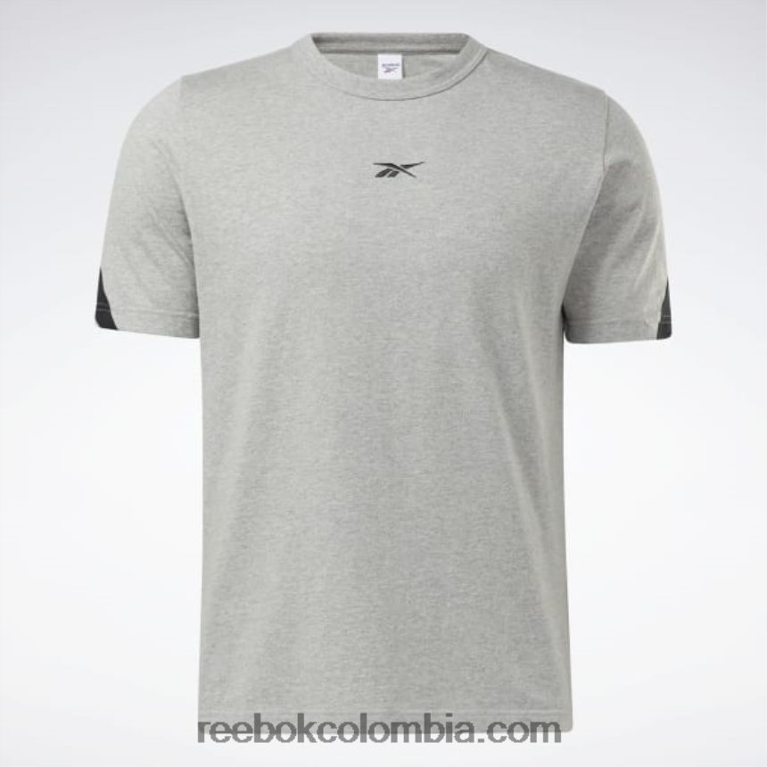 brezo gris medio camiseta orgullosa de la marca clásica Reebok D260LP346