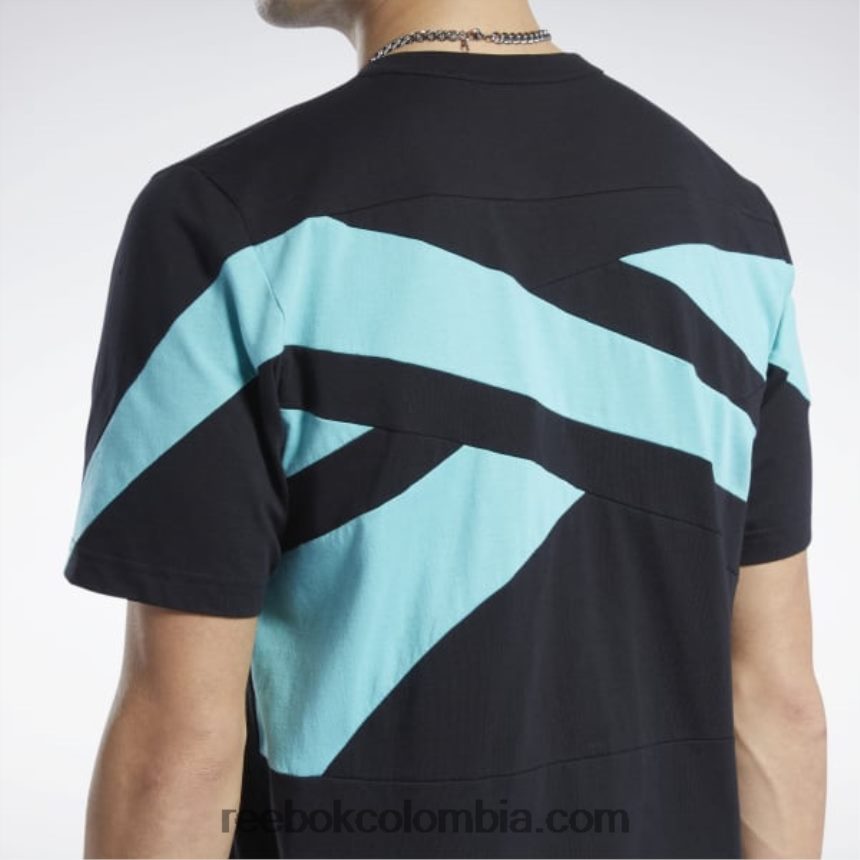 negro camiseta orgullosa de la marca clásica Reebok D260LP355