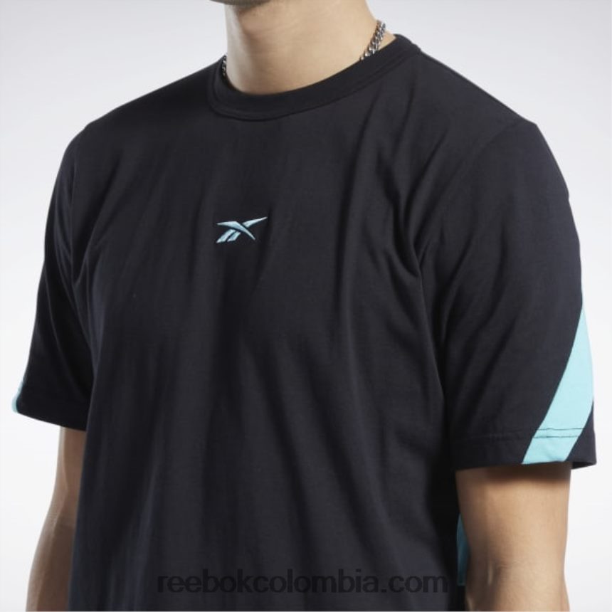 negro camiseta orgullosa de la marca clásica Reebok D260LP355