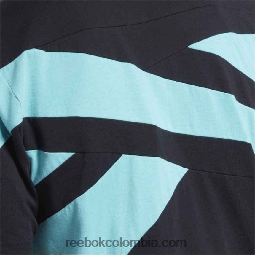negro camiseta orgullosa de la marca clásica Reebok D260LP355