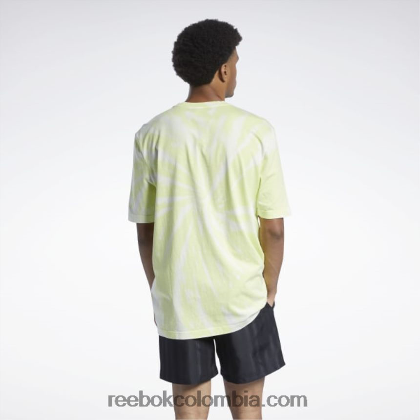 resplandor semienergético playera clásica tie-dye Reebok D260LP991