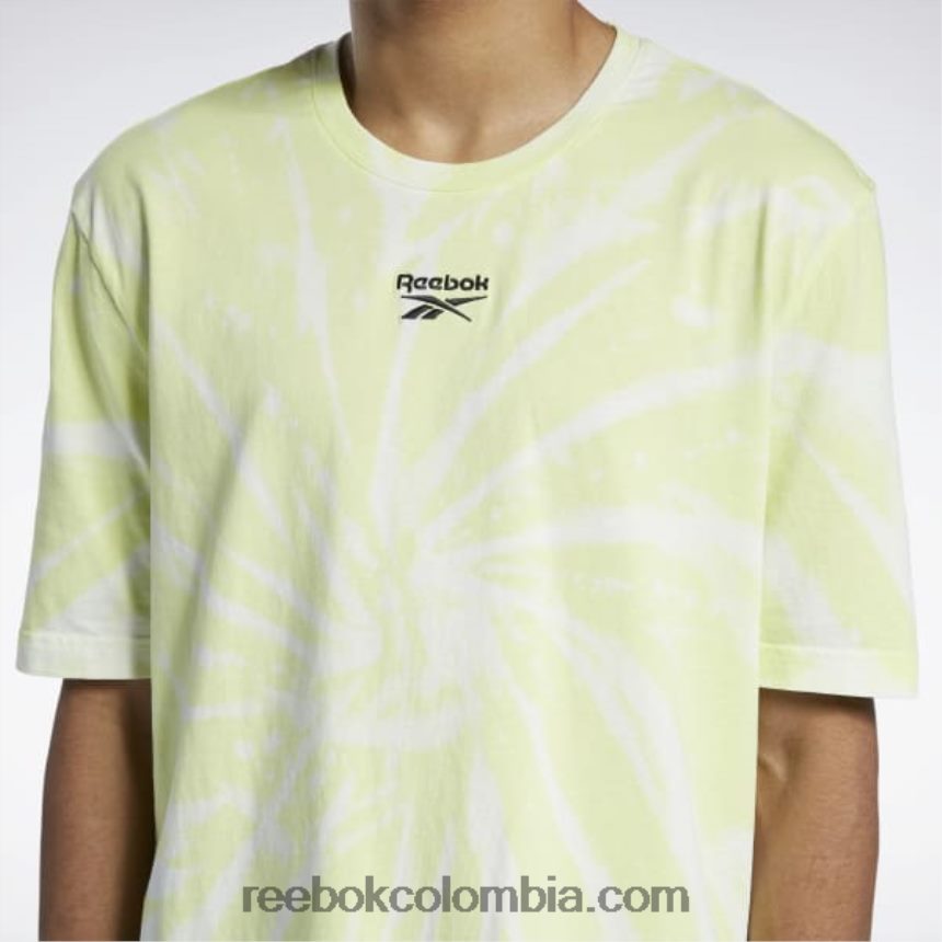 resplandor semienergético playera clásica tie-dye Reebok D260LP991