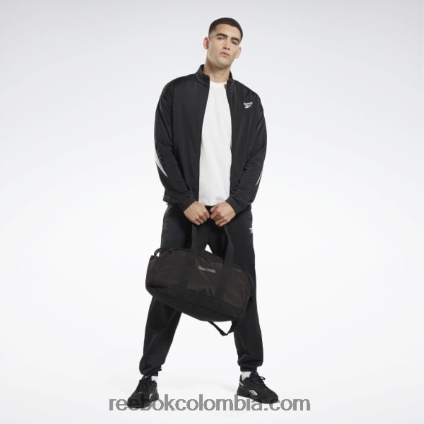 noche en blanco y negro chaqueta de chándal de punto de vector de identidad Reebok D260LP348