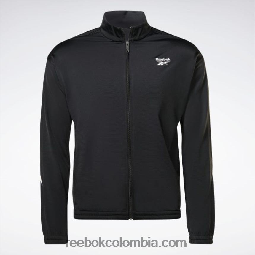 noche en blanco y negro chaqueta de chándal de punto de vector de identidad Reebok D260LP348