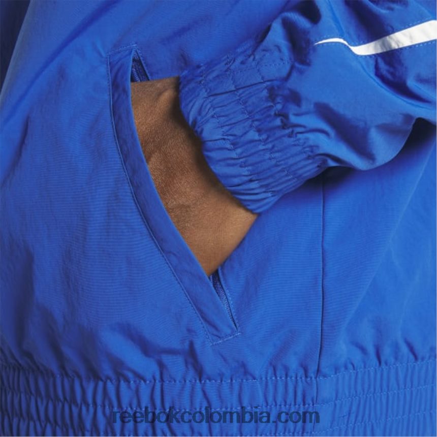 vector azul chaqueta de chándal de vector clásico Reebok D260LP307