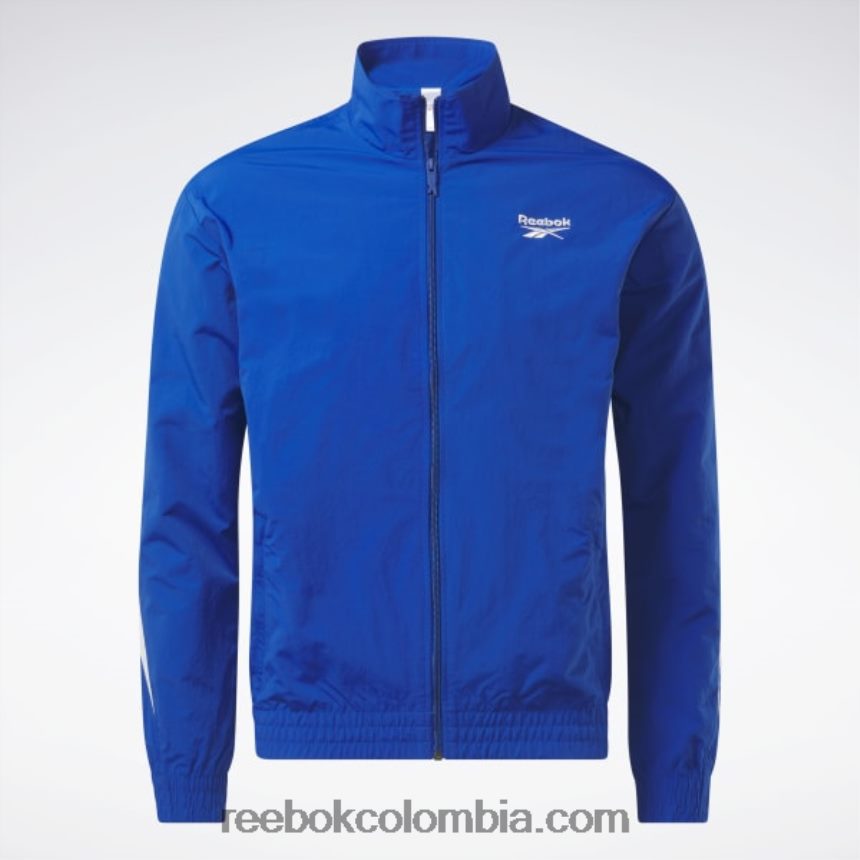 vector azul chaqueta de chándal de vector clásico Reebok D260LP307
