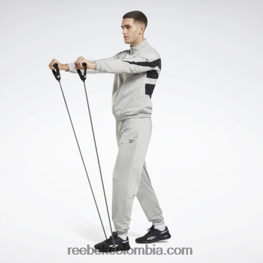 gris puro 3 pantalones de chándal de punto vector de identidad Reebok D260LP391