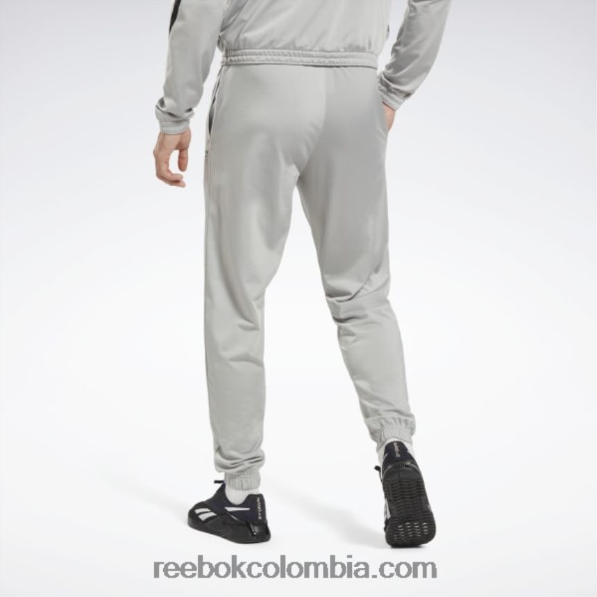 gris puro 3 pantalones de chándal de punto vector de identidad Reebok D260LP391