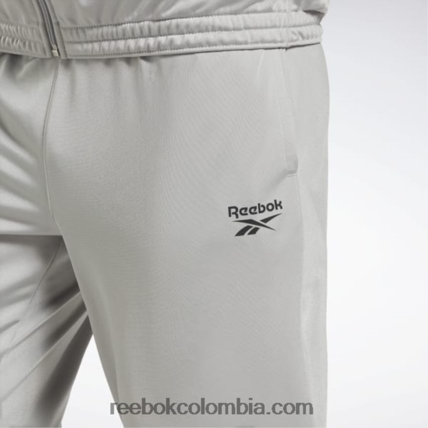 gris puro 3 pantalones de chándal de punto vector de identidad Reebok D260LP391