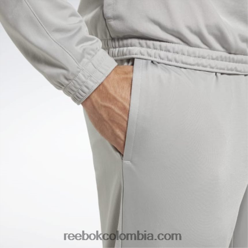 gris puro 3 pantalones de chándal de punto vector de identidad Reebok D260LP391
