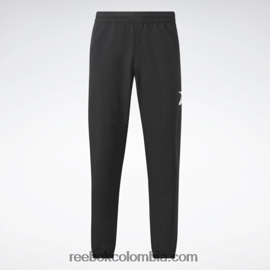 negro pantalones de chándal clásicos vector Reebok D260LP938