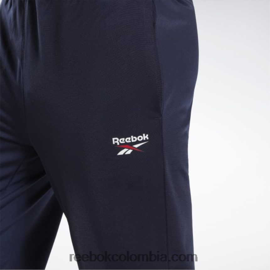vector de la marina pantalones de chándal de punto vector de identidad Reebok D260LP415
