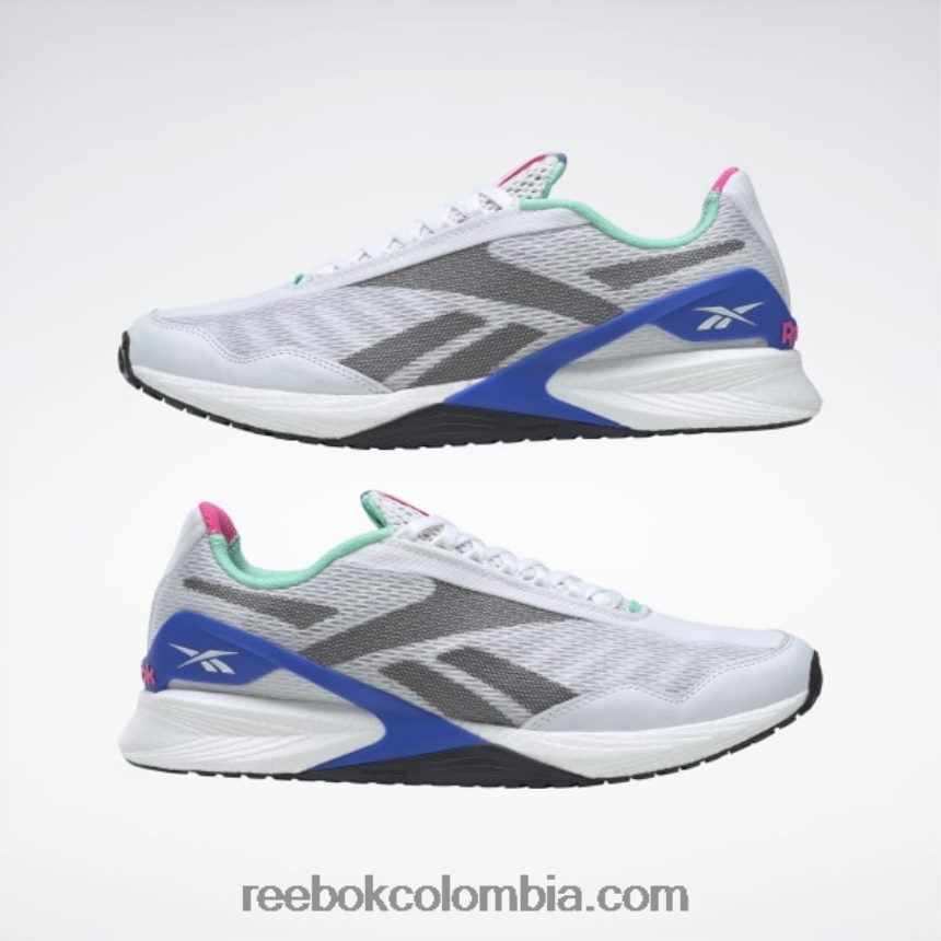 blanco ftwr/menta/azul cancha zapatillas de entrenamiento speed 21tr Reebok D260LP823