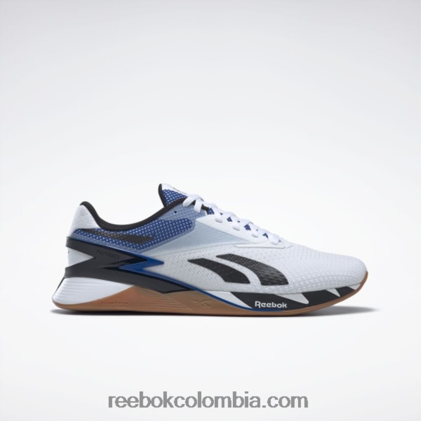 ftwr blanco/glen verde/vector azul zapatos nano x3 Reebok D260LP23