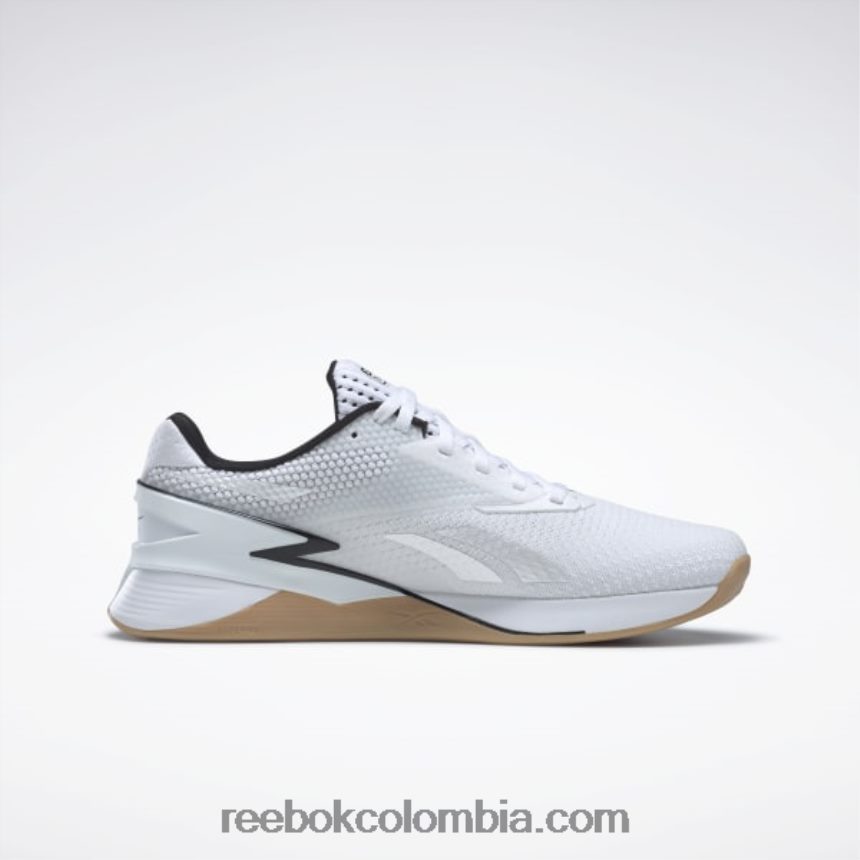 ftwr blanco/núcleo negro/reebok goma de mascar-01 zapatos nano x3 Reebok D260LP51