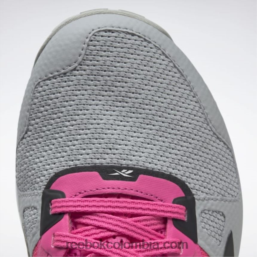 gris puro 2/rosa atómico/negro núcleo zapatos de entrenamiento nano 6000 Reebok D260LP138