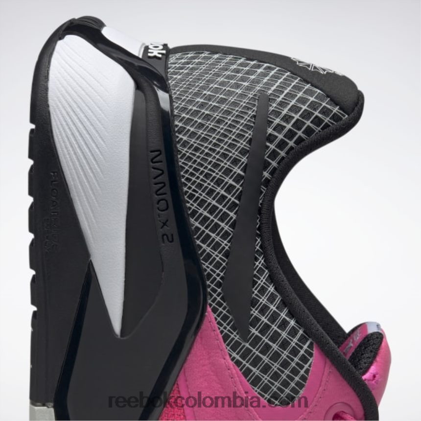 gris puro 2/rosa atómico/negro núcleo zapatos de entrenamiento nano 6000 Reebok D260LP138