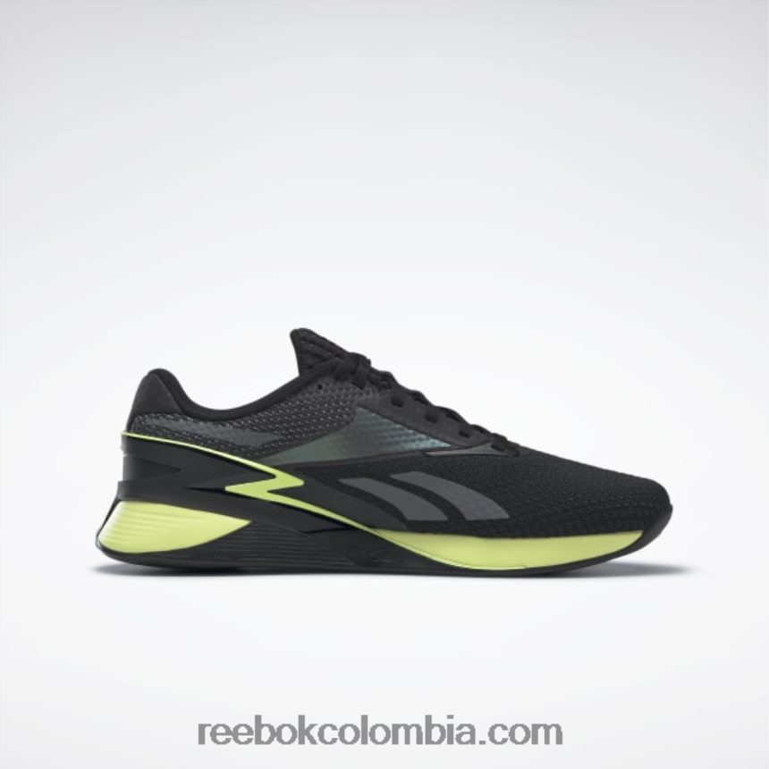 negro núcleo/resplandor de energía/naranja aplastante s23-r zapatos nano x3 Reebok D260LP35
