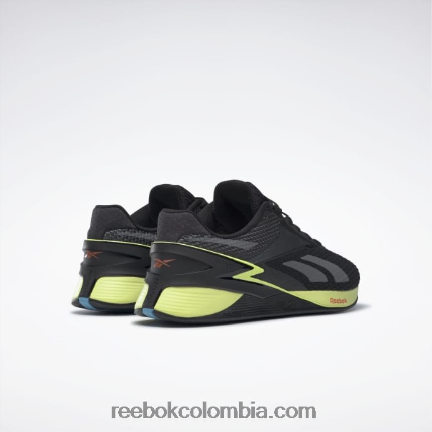 negro núcleo/resplandor de energía/naranja aplastante s23-r zapatos nano x3 Reebok D260LP35