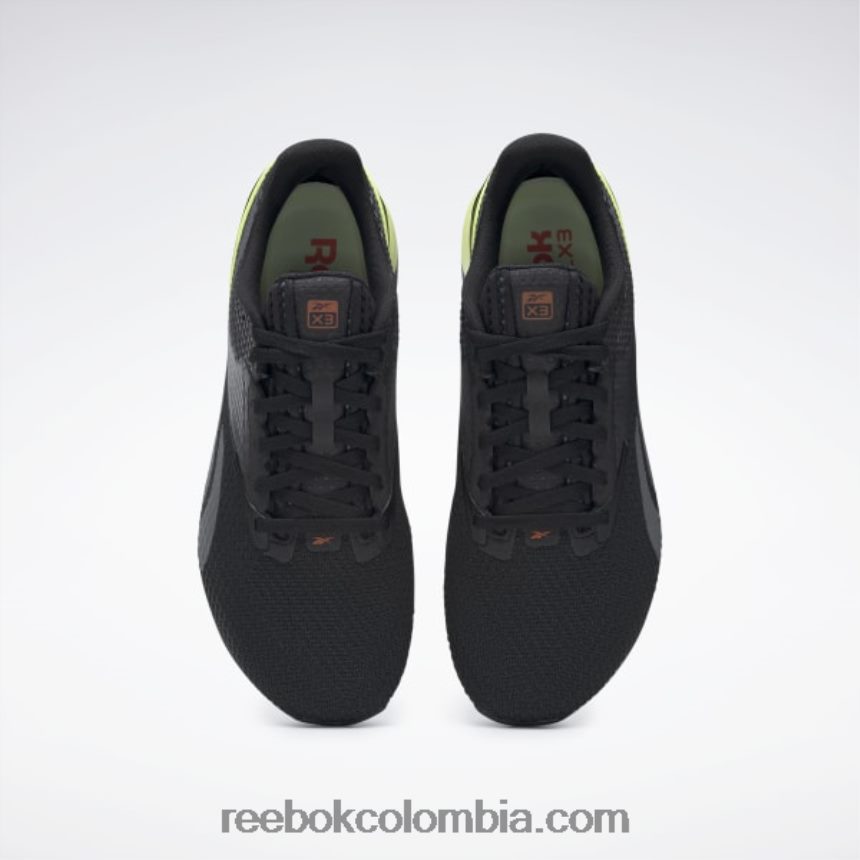 negro núcleo/resplandor de energía/naranja aplastante s23-r zapatos nano x3 Reebok D260LP35