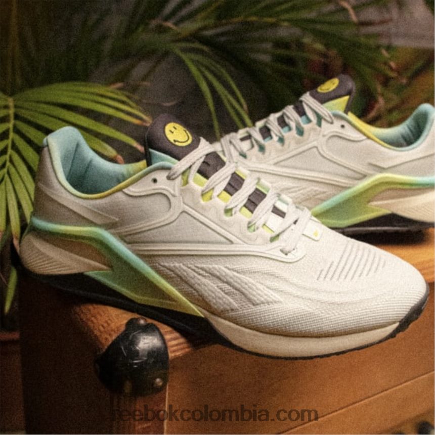 resplandor opal/lima luminosa/resplandor digital zapatillas de entrenamiento para hombre smiley nano x2 Reebok D260LP128