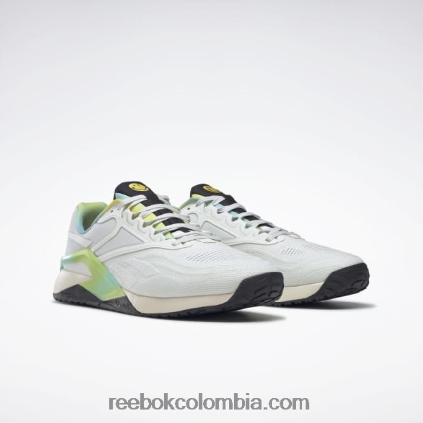 resplandor opal/lima luminosa/resplandor digital zapatillas de entrenamiento para hombre smiley nano x2 Reebok D260LP128