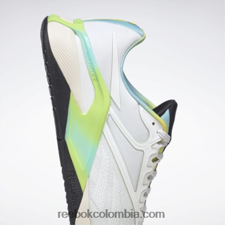 resplandor opal/lima luminosa/resplandor digital zapatillas de entrenamiento para hombre smiley nano x2 Reebok D260LP128