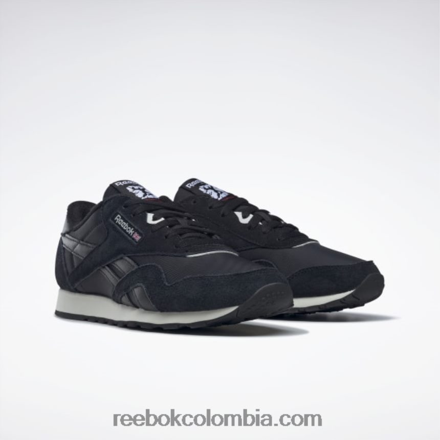 Núcleo negro/niebla matutina zapatos clásicos de nailon Reebok D260LP822