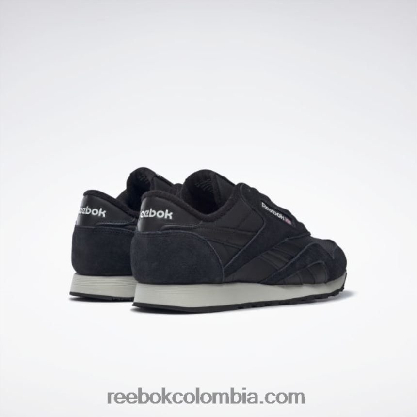 Núcleo negro/niebla matutina zapatos clásicos de nailon Reebok D260LP822