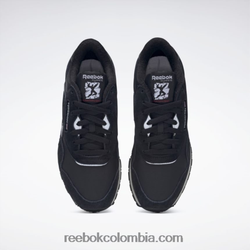 Núcleo negro/niebla matutina zapatos clásicos de nailon Reebok D260LP822