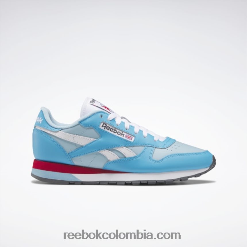 aguamarina radiante/azul perla/ftwr blanco zapatos de cuero clasicos Reebok D260LP201