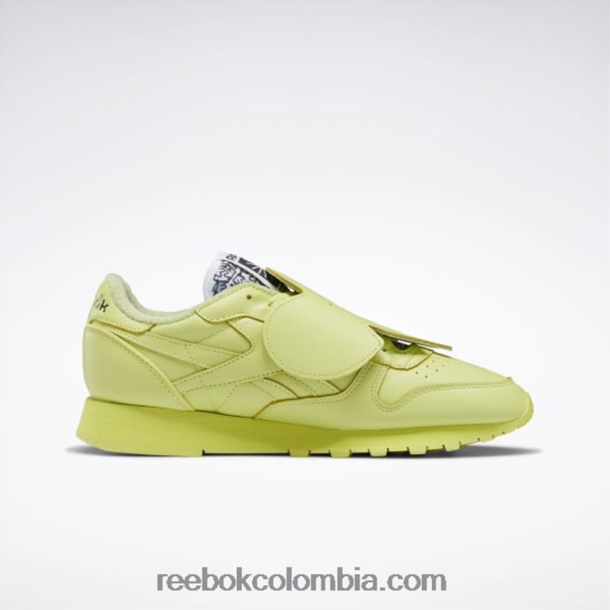 aloe fresco/núcleo negro zapatos de cuero clásicos eames Reebok D260LP544