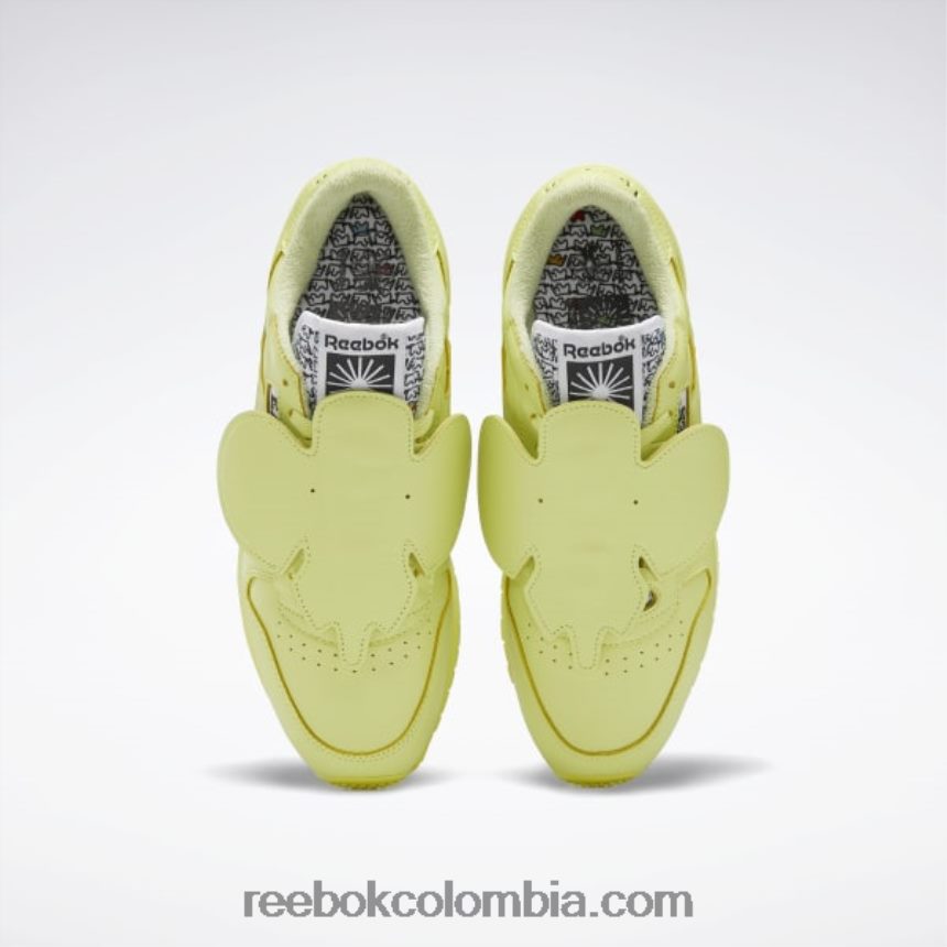 aloe fresco/núcleo negro zapatos de cuero clásicos eames Reebok D260LP544