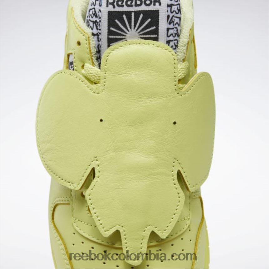 aloe fresco/núcleo negro zapatos de cuero clásicos eames Reebok D260LP544