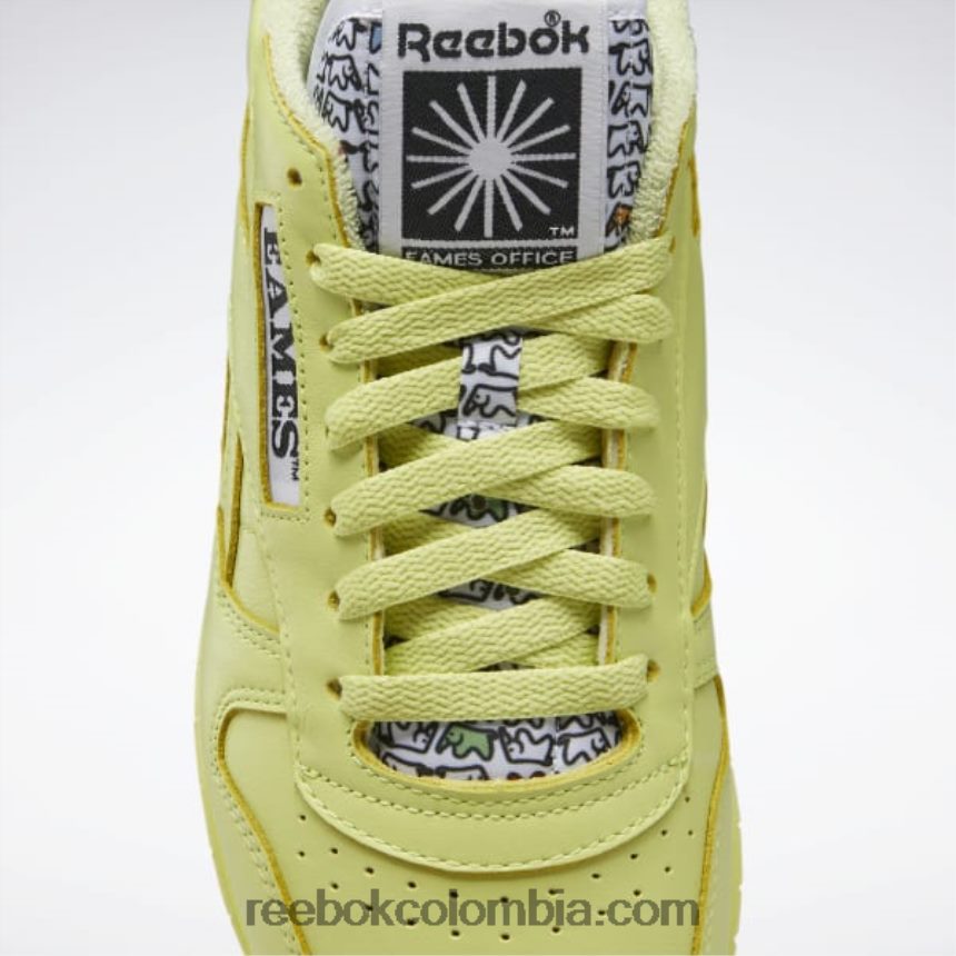 aloe fresco/núcleo negro zapatos de cuero clásicos eames Reebok D260LP544