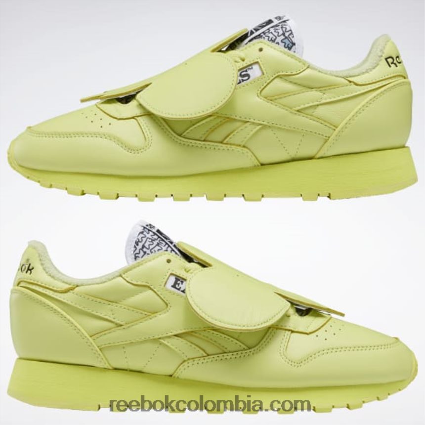 aloe fresco/núcleo negro zapatos de cuero clásicos eames Reebok D260LP544