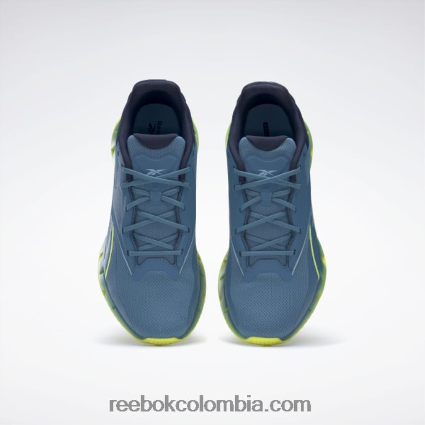azul acero s23-r/amarillo ácido solar/azul marino vectorial Zig Dynamica 4 zapatos Reebok D260LP195
