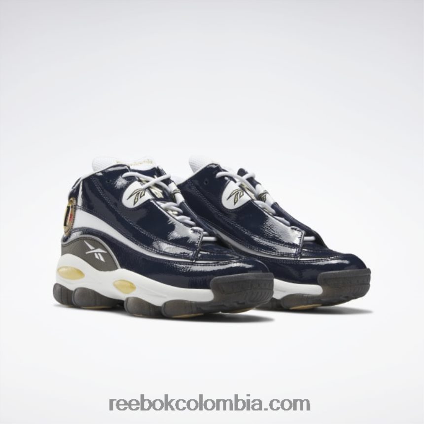 azul marino universitario/blanco ftwr/latón rbk la respuesta de los zapatos de baloncesto dmx Reebok D260LP571