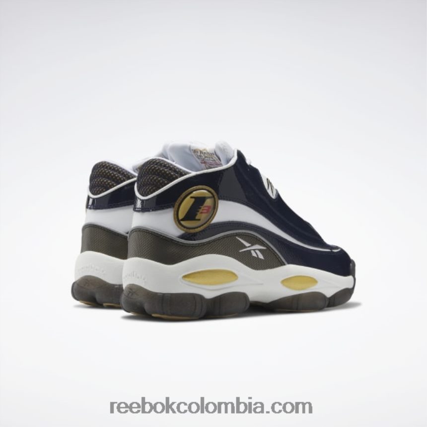 azul marino universitario/blanco ftwr/latón rbk la respuesta de los zapatos de baloncesto dmx Reebok D260LP571