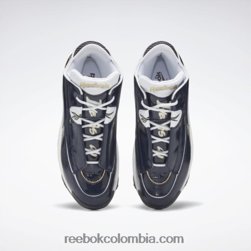 azul marino universitario/blanco ftwr/latón rbk la respuesta de los zapatos de baloncesto dmx Reebok D260LP571