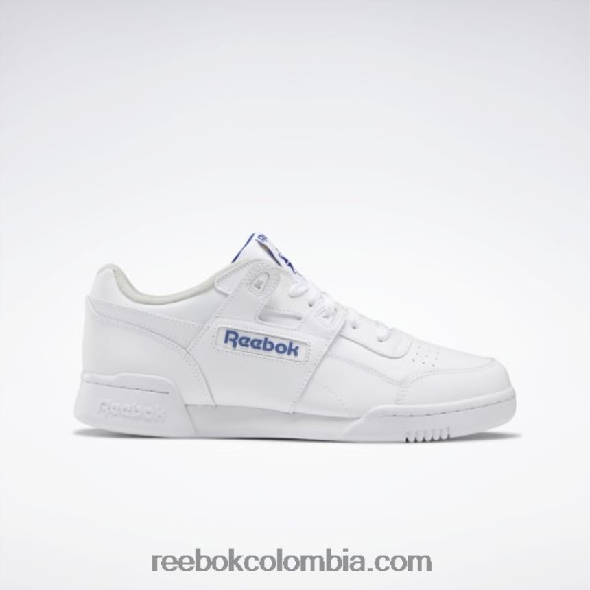 blanco/azul real entrenamiento más zapatos Reebok D260LP410