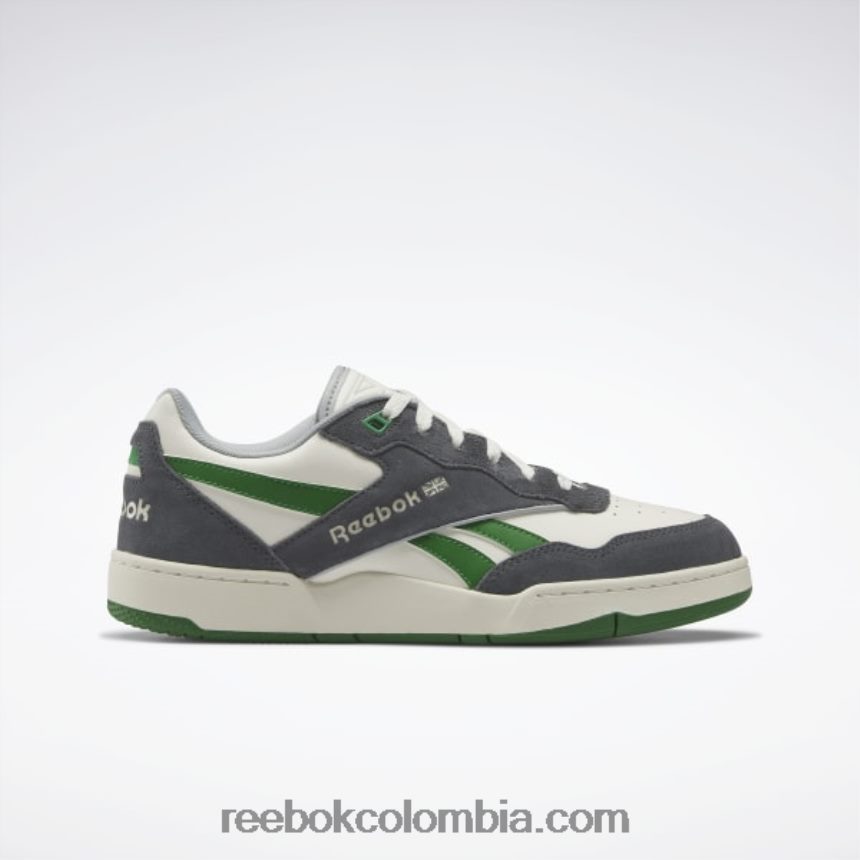 blanco clásico/gris puro 7/verde caña zapatillas de baloncesto bb 4000 ii Reebok D260LP85