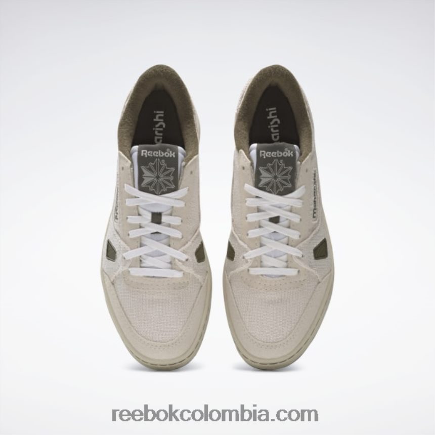 blanco ftwr/alabastro/verde militar zapatos de salón maharishi lt Reebok D260LP964