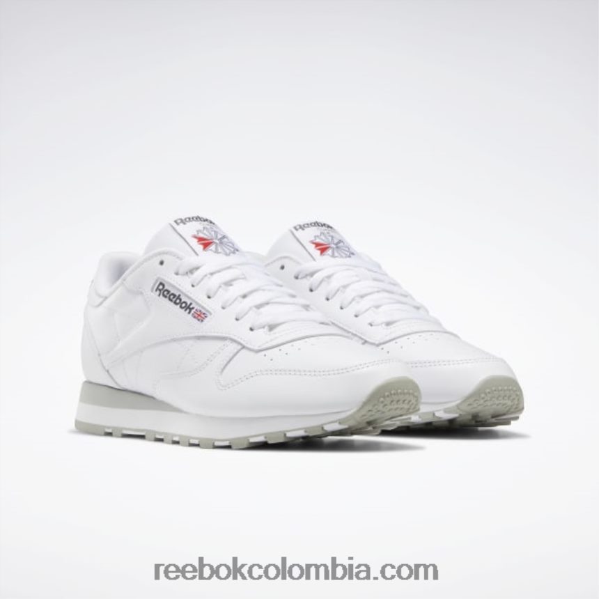 blanco ftwr/gris puro 3/gris puro 7 zapatos de cuero clasicos Reebok D260LP83
